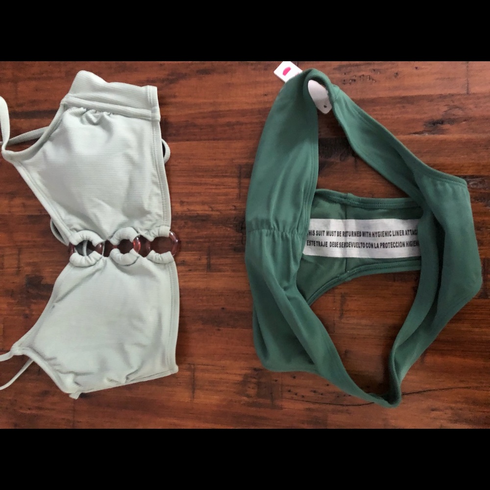 Bikini tie up back